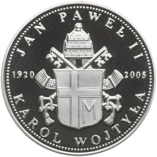 Medal, Jan Paweł II V pielgrzymka do Polski, srebro