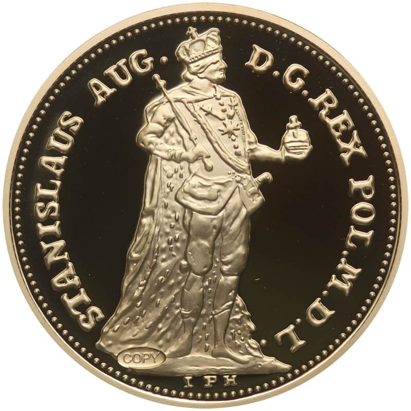 Replika Dukat Koronny Stanisława Augusta, platerowana