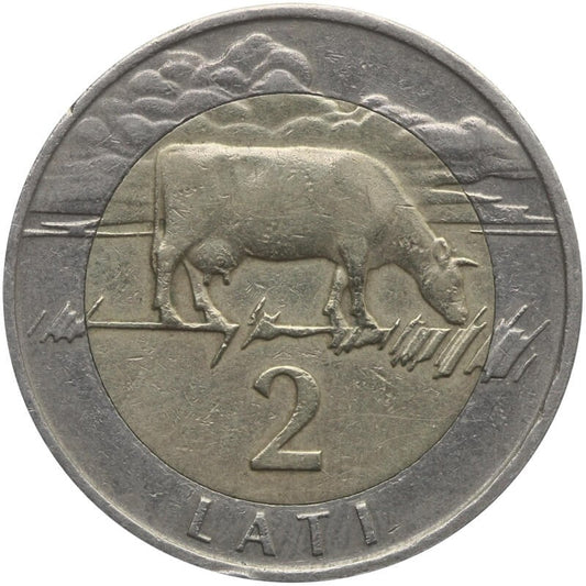 Łotwa 2 łaty, 1999