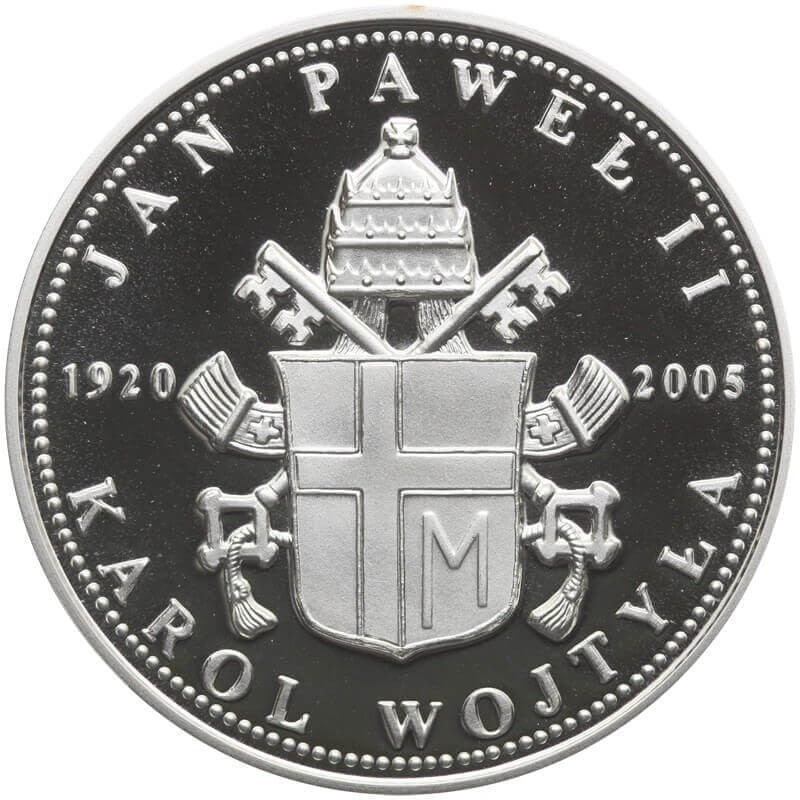 Medal, Jan Paweł II V pielgrzymka do Polski, srebro